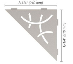 Schluter Shelf-E Triangular Curve Greige SES1 D6 TSBG
